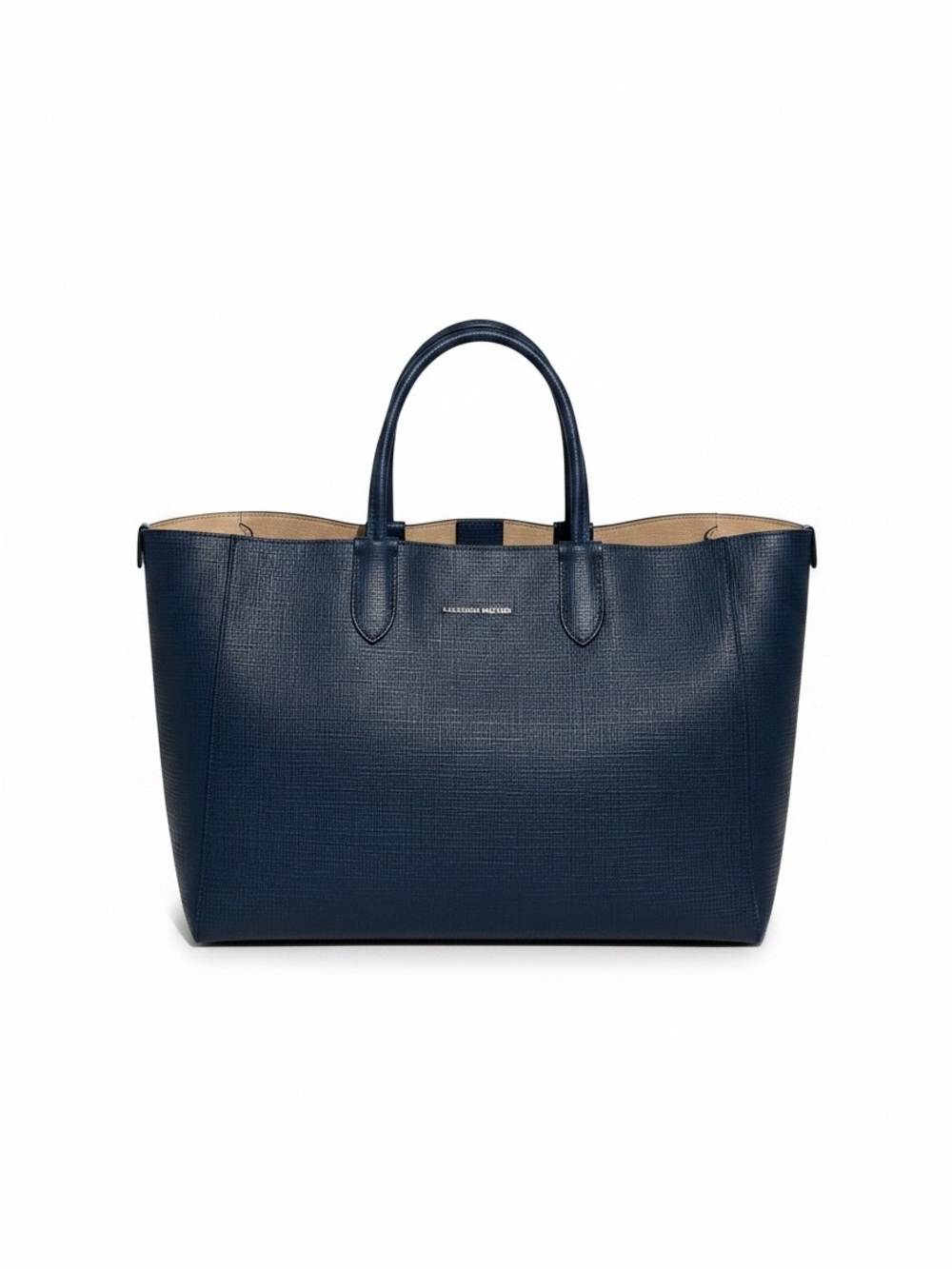 Alexander McQueen Blue Leather Tote Brand New